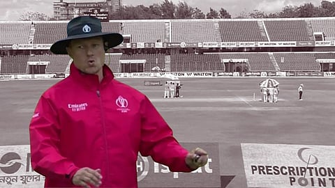 umpire richard kettleborough leave field of heat