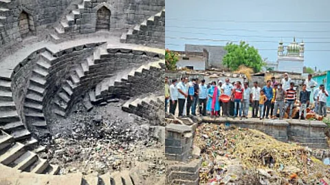 Parbhani excavation during garbage found caves