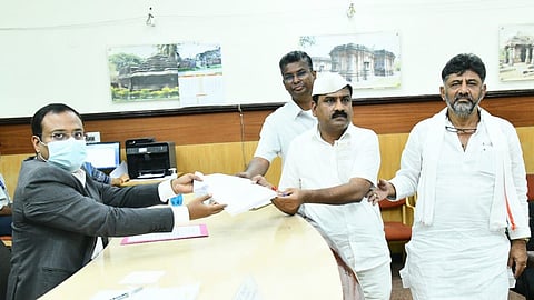 Prakash Hukkeri Sunil Sank nomination for Karnataka Northwest Teachers Constituency of Legislative Council belgaum