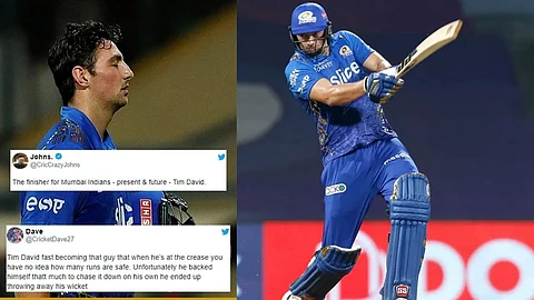 Mumbai Indians lost the match but found Tim David Heartbroken fans