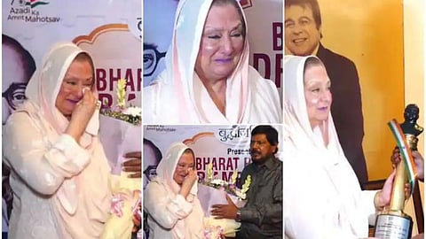 Saira Banu Breaks Down Remembering Dilip Kumar