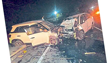 ‘एअर बॅग’ फुटते तेव्हा!