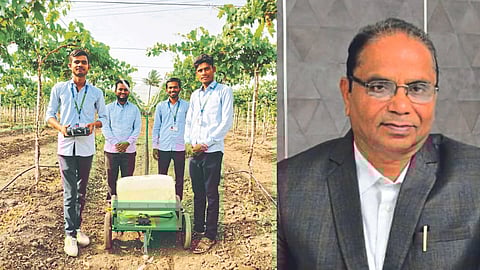 Stundents made innovation of Sophisticated sprayer