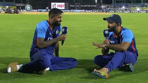 hardik pandya and dinesh karthik