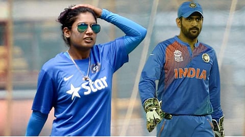 MS Dhoni and Mithali Raj