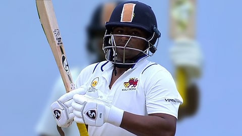 Ranji Trophy Final Sarfaraz Khan Century Mumbai Reached 350 Mark Against Madhya Pradesh