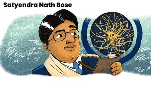 Satyendra Nath Bose: google Doodle