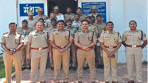 Police in Akola district felicitated