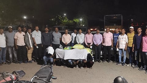 crime news Smuggling of quintals of cannabis twowheeler four wheelers amravati