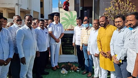 Solapur indapur 33 KV HT line development work Bhumi Pujan