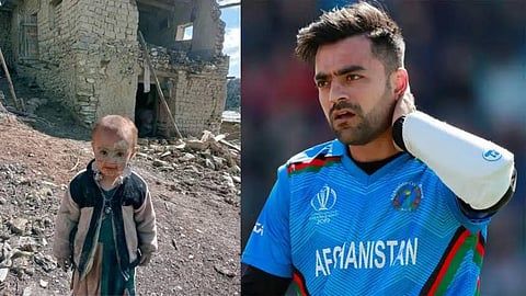 rashid khan shared afghanistan earthquake
