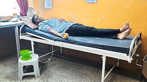 Dr. Sandip Chavan blood donation