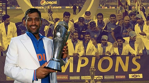 India Won 2013 ICC Champions Trophy MS Dhoni Became First Captain in Men Cricket to Win All Three ICC Trophies in Limited Overs Cricket