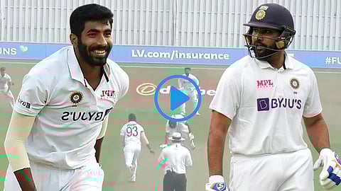 Jasprit Bumrah Sharp In swinger Hit Rohit Sharma groin region Video Gone Viral