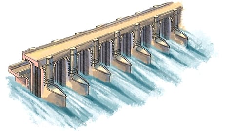 Akola incomplete barrages work
