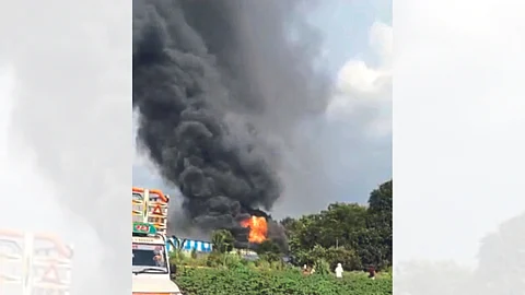 fire in company