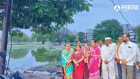 Shila temple complex in Lohgaon dangerous due to sewage people health affect because open drainage water Sunil Tingre pune