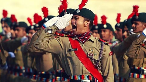 student at military school