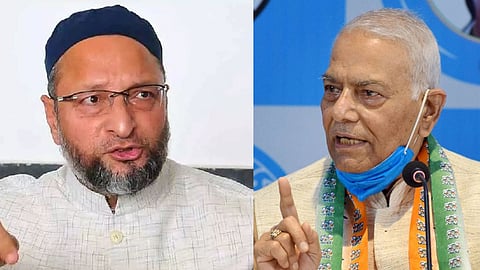 Asaduddin Owaisi Yashwant Sinha