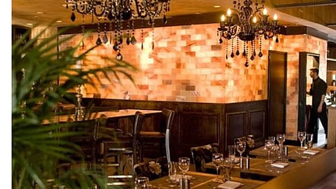 People have to test the wall of this restaurant by licking their tongue