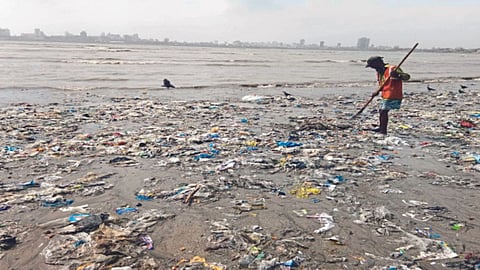 154 metric tons of garbage on the beaches Mumbai