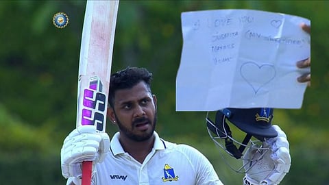 minister manoj tiwary century and sends lovely message to wife