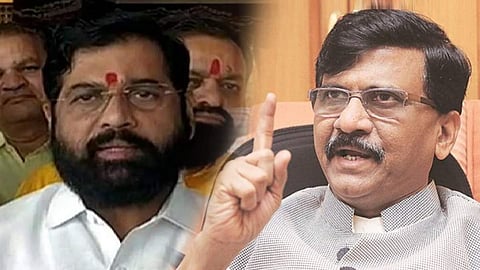 shivsena mp sanjay raut on Eknath shinde maharashtra political news