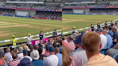 eng vs nz fan entered stadium british pm boris johnson
