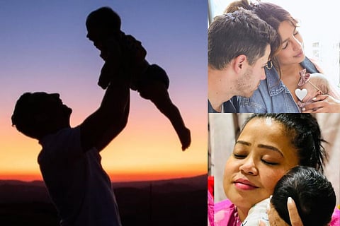 These Celibrities Celebrating their first Father's Day