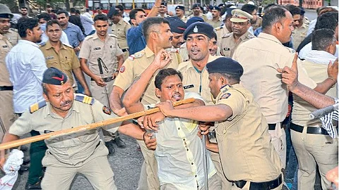 Youth Congress agitation