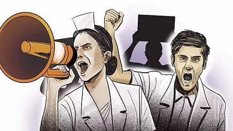 Akola Nurses strike Warning