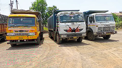seized trucks
