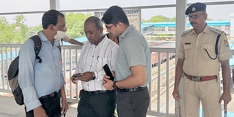 ticket checking at bhusawal division railway station