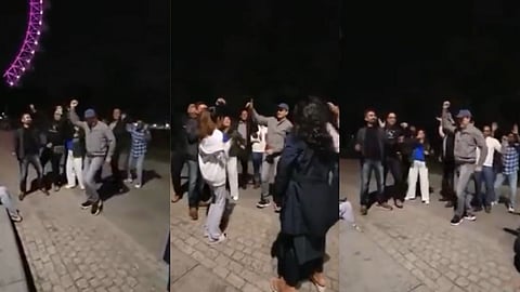 sourav ganguly dance with daughter sana and wife dona