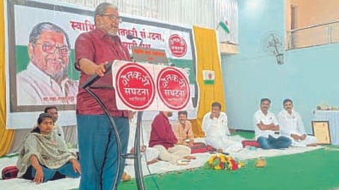 Swabhimani Zilla Parishad election will fight with strength Raju Shetty karad