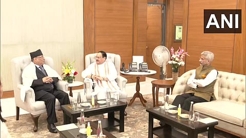 Communist Party Chairmen And Nepal's Former Minister Meet BJP President JP Nadda