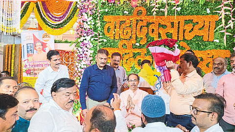 Sudhakar Badgujar and Ajay Boraste met Shiv Sena chief Uddhav Thackeray at mumbai