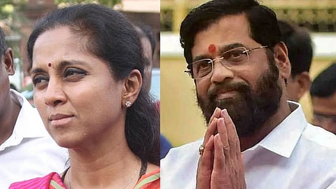 Supriya Sule Eknath Shinde
