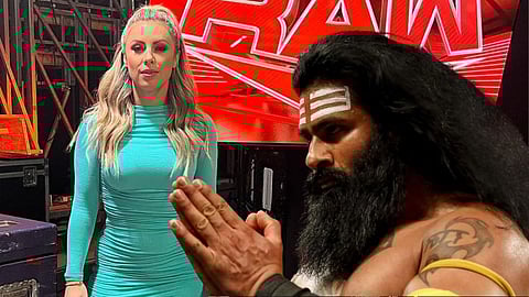 WWE Indian Wrestler Veer Mahan May Romance With Anchor sarah schreiber