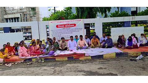 Agitation in baramati