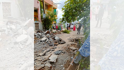 Unauthorized encroachment removed