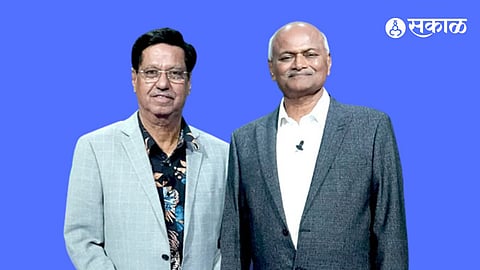 dr. tatyarao lahane and dwarkanath sanzgiri participate in kon honar crorepati on sony marathi