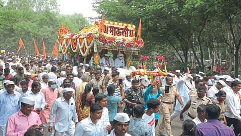 Welcome to great Shri Dnyaneshwar Maharaj Shahi Palkhi ceremony Natepute