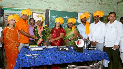 Third gender Tatoba Hande was elected as corporator of Hupari Municipality
