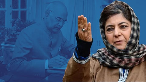 Mehbooba Mufti attack on former president ramnath kovind