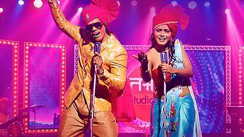 marathi movie tamasha live new song phad lagalay out