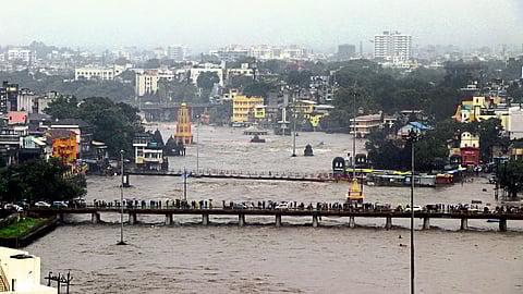 Nashik Godaghat during flood Latest monsoon news