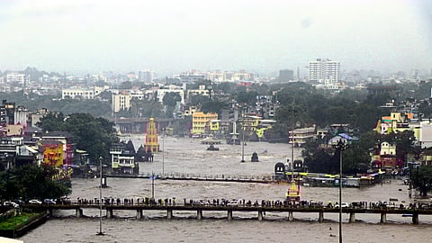 Nashik Godaghat during flood Latest monsoon news