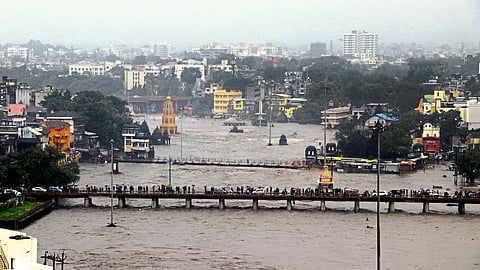 Nashik Godaghat during flood Latest monsoon news