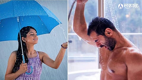 Skipping bath in monsoon